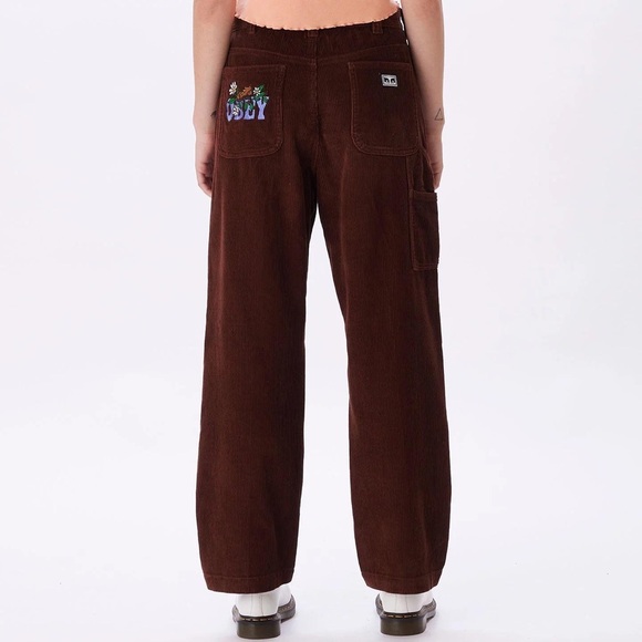Vintage Retro obey double knee carpenter corduroy skateboarding loose fit pants - Picture 4 of 11